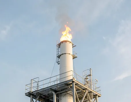 piattaforma per il gas naturale