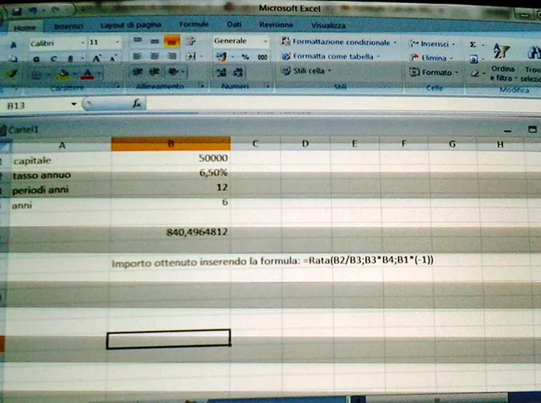 Calcolo rate mutuo