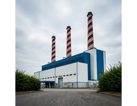 Una centrale elettrica di Eon energia