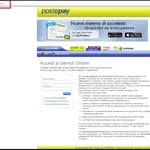 Pagina di accesso postepay on line