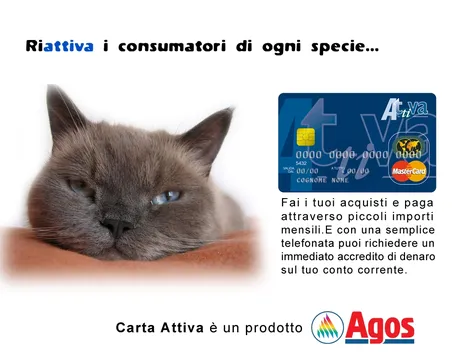 Spot della Carta Attiva Agos Ducato
