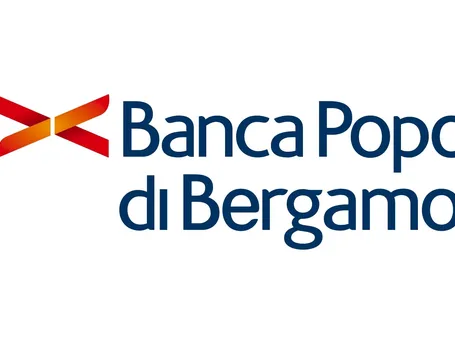 Logo e slogan della Banca Popolare di Bergamo