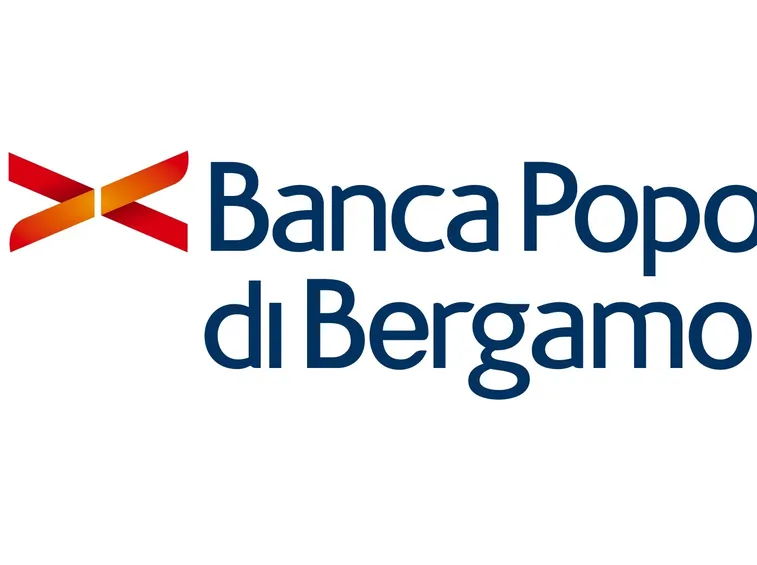 Logo e slogan della Banca Popolare di Bergamo
