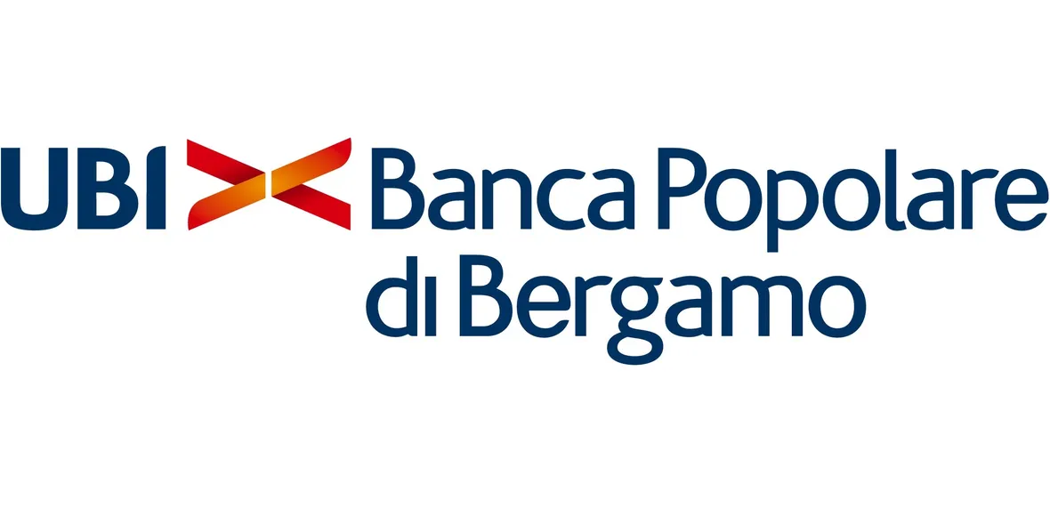 Logo e slogan della Banca Popolare di Bergamo