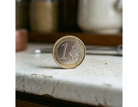Una moneta da un euro