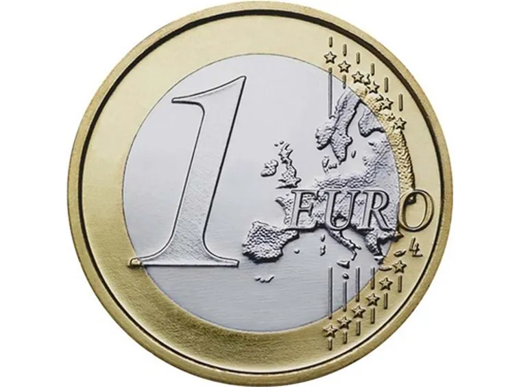 Una moneta da un euro