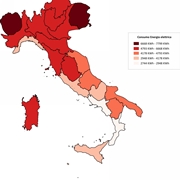 Consumo di energia elettrica in Italia