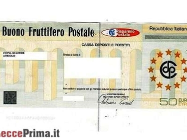 buono fruttifero postale