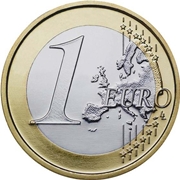 Una moneta da un euro